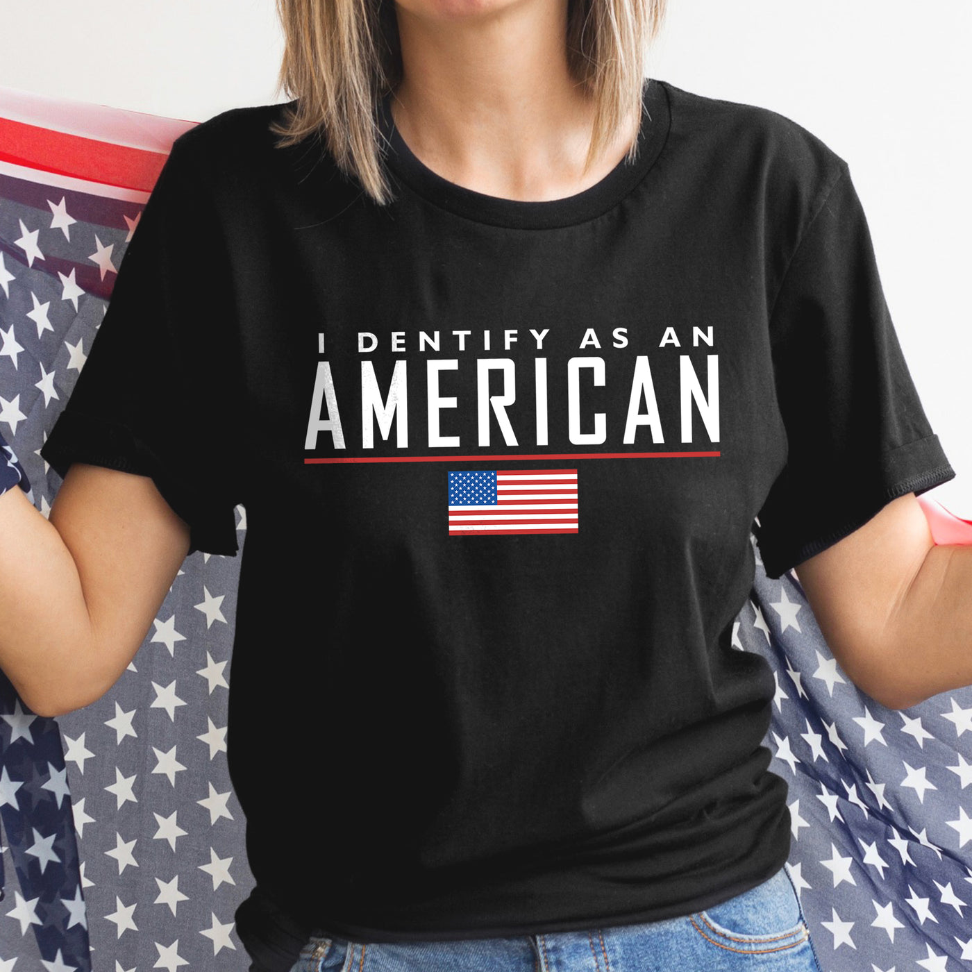 Identify As An American T-shirt