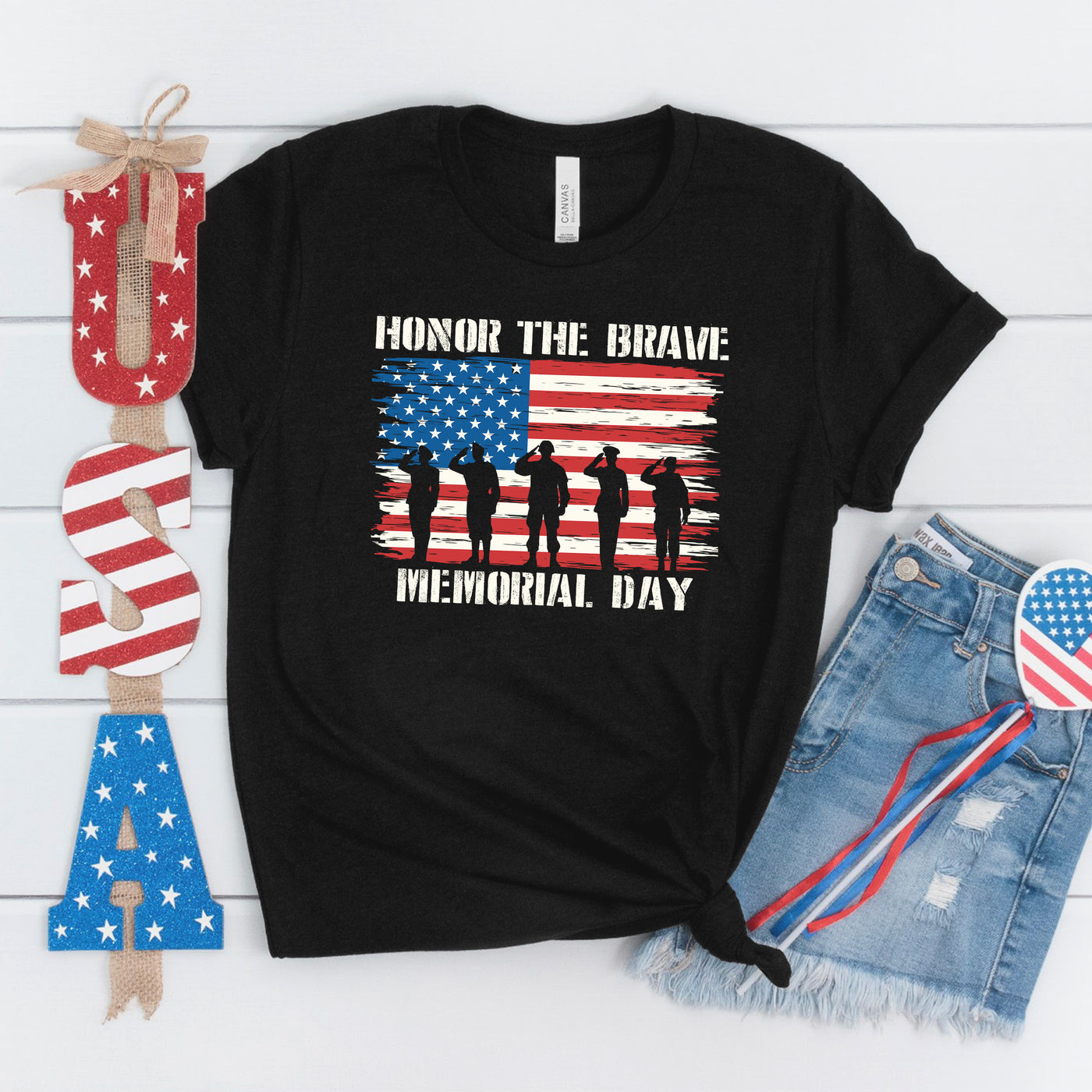 Honor The Brave Salutes T-shirt