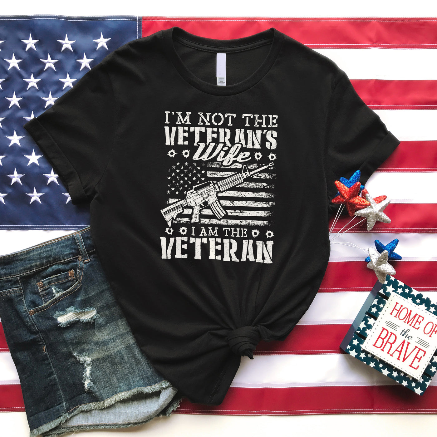 Not the Veteran's Wife T-shirt