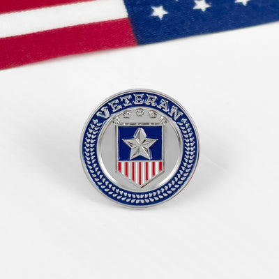 Silver American Veteran Badge