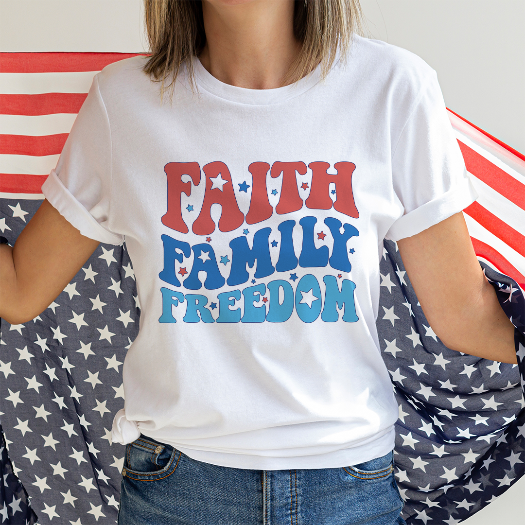 Faith Family Freedom T-shirt