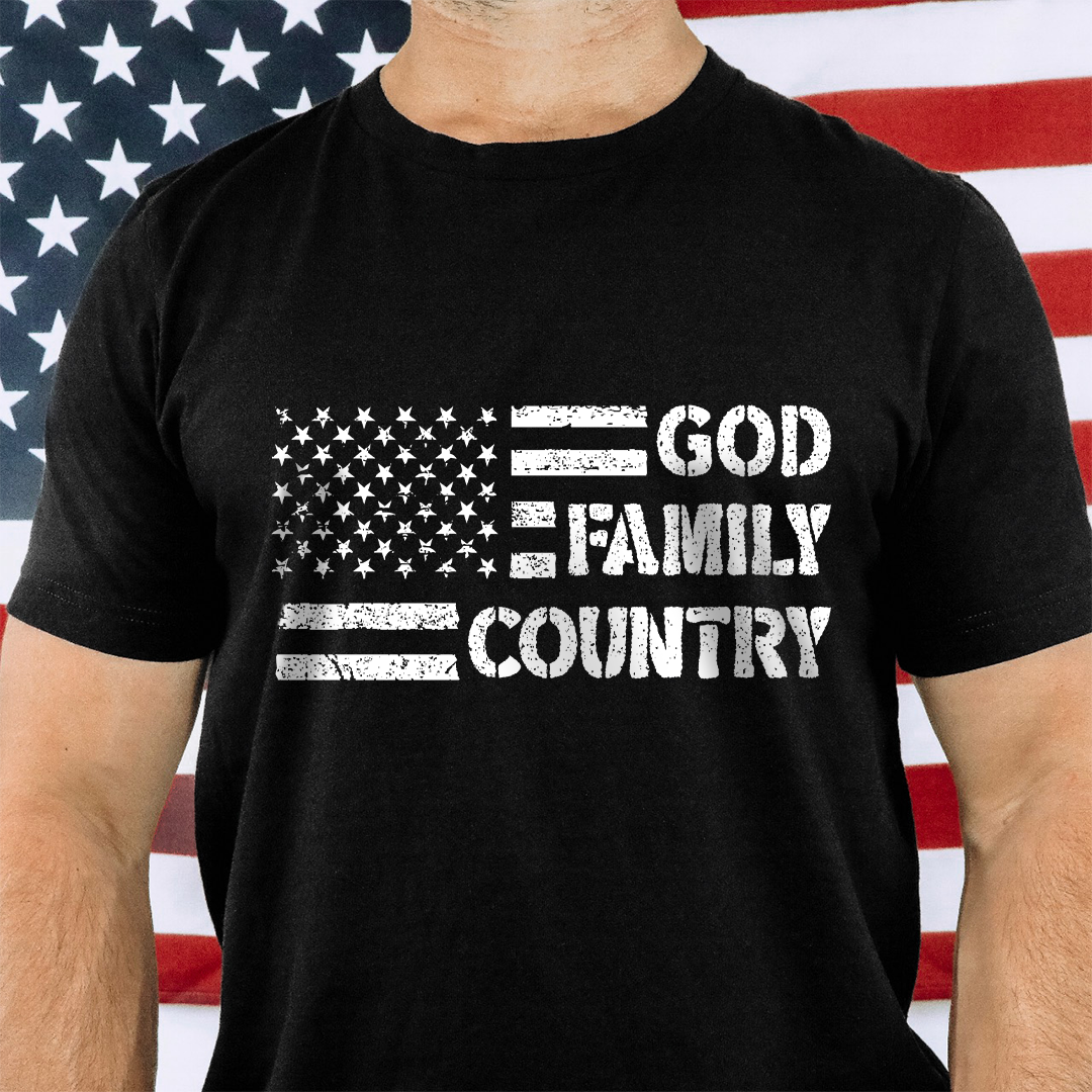 God Family Country T-shirt