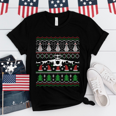 Plane Christmas T-shirt