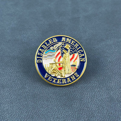 Gold Disabled Veterans Pin
