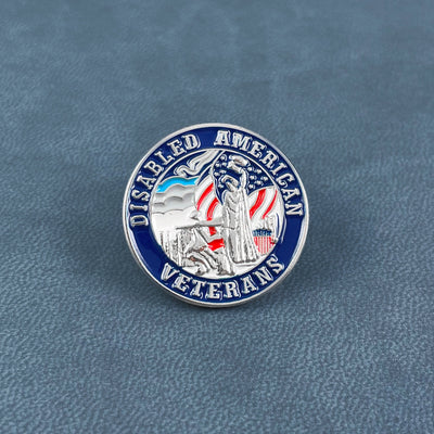 Silver Disabled Veterans Pin
