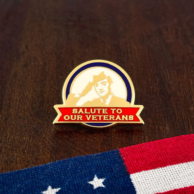 Gold Salute to our Veterans Pin
