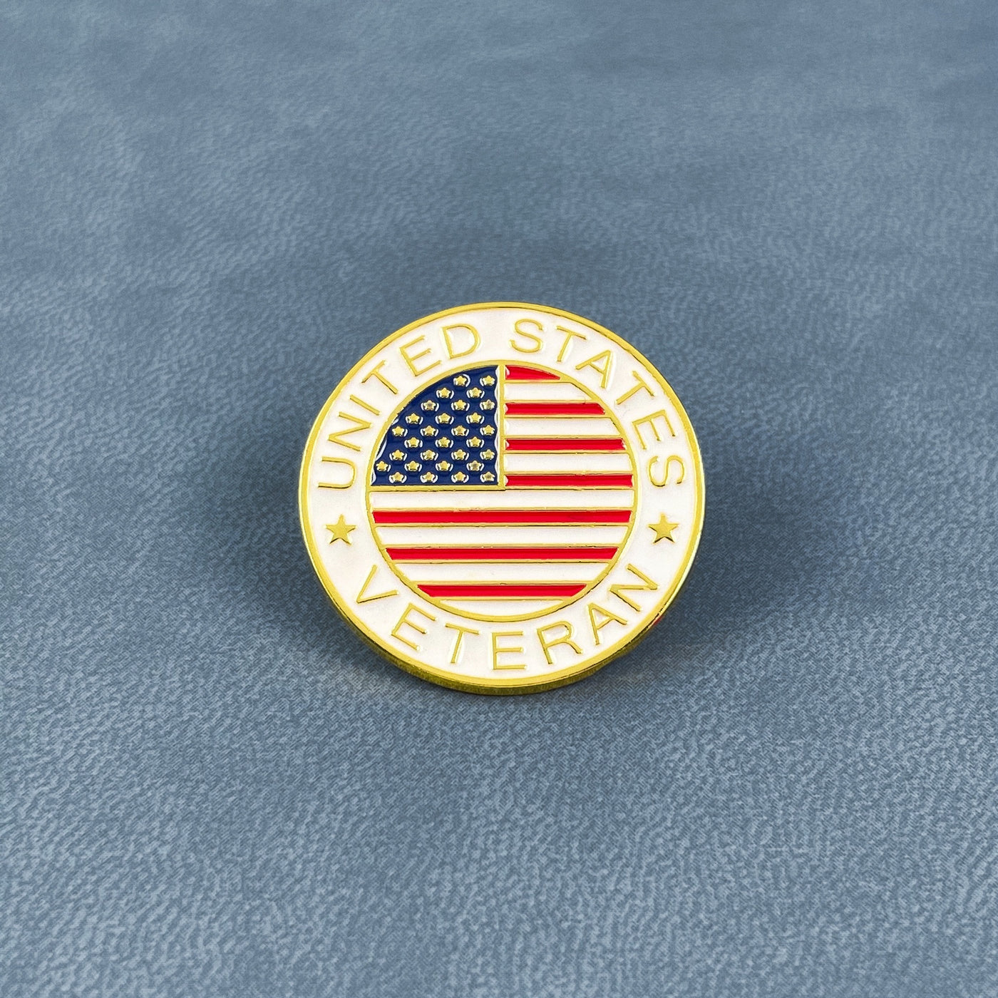 Gold United States Veteran Pin