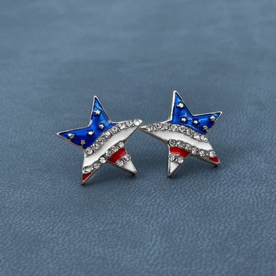 American Star Stud Earrings