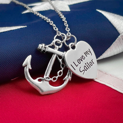 I Love My Sailor Necklace