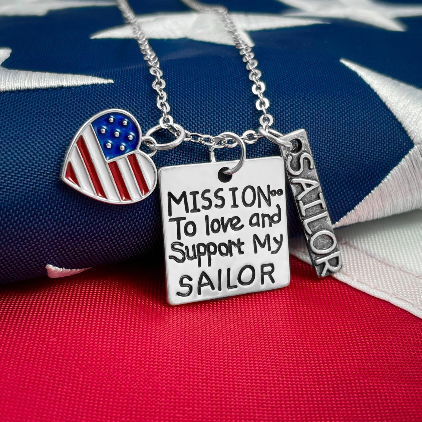 Love and Support My Sailor Necklace