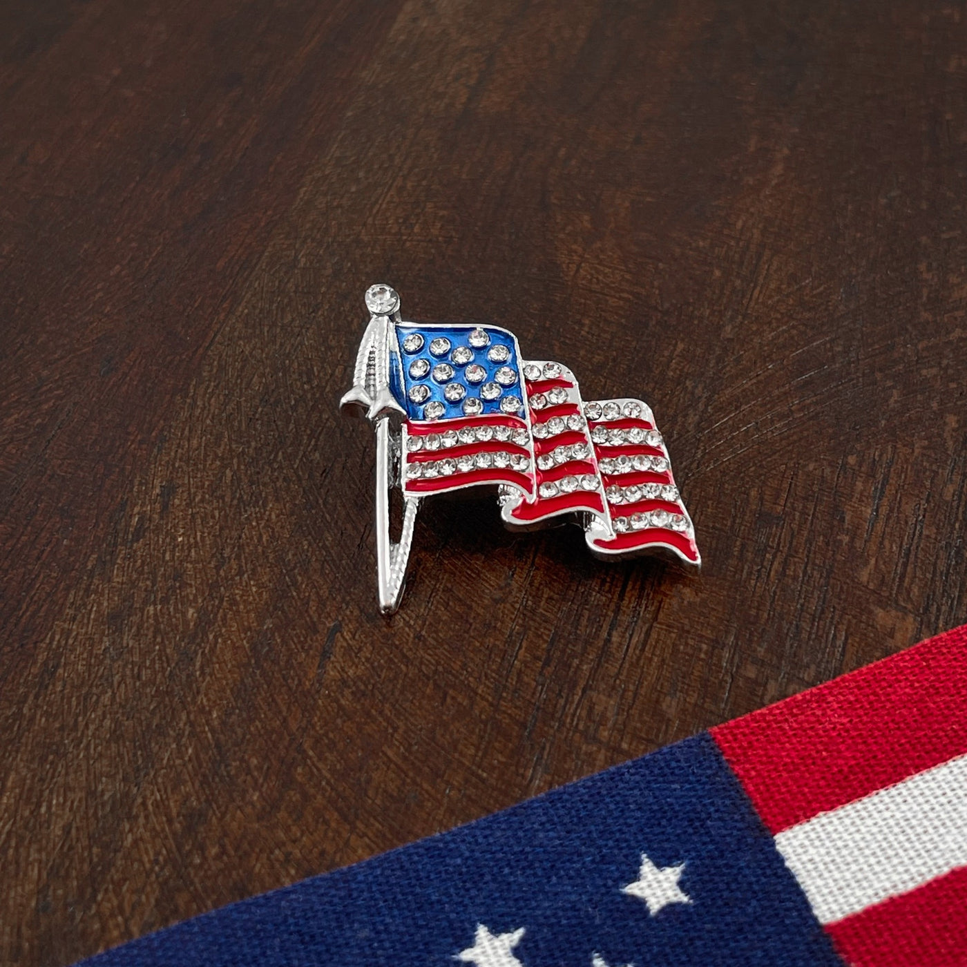 Flag Pin Project Sparkling American Flag Pin – Veteran Project