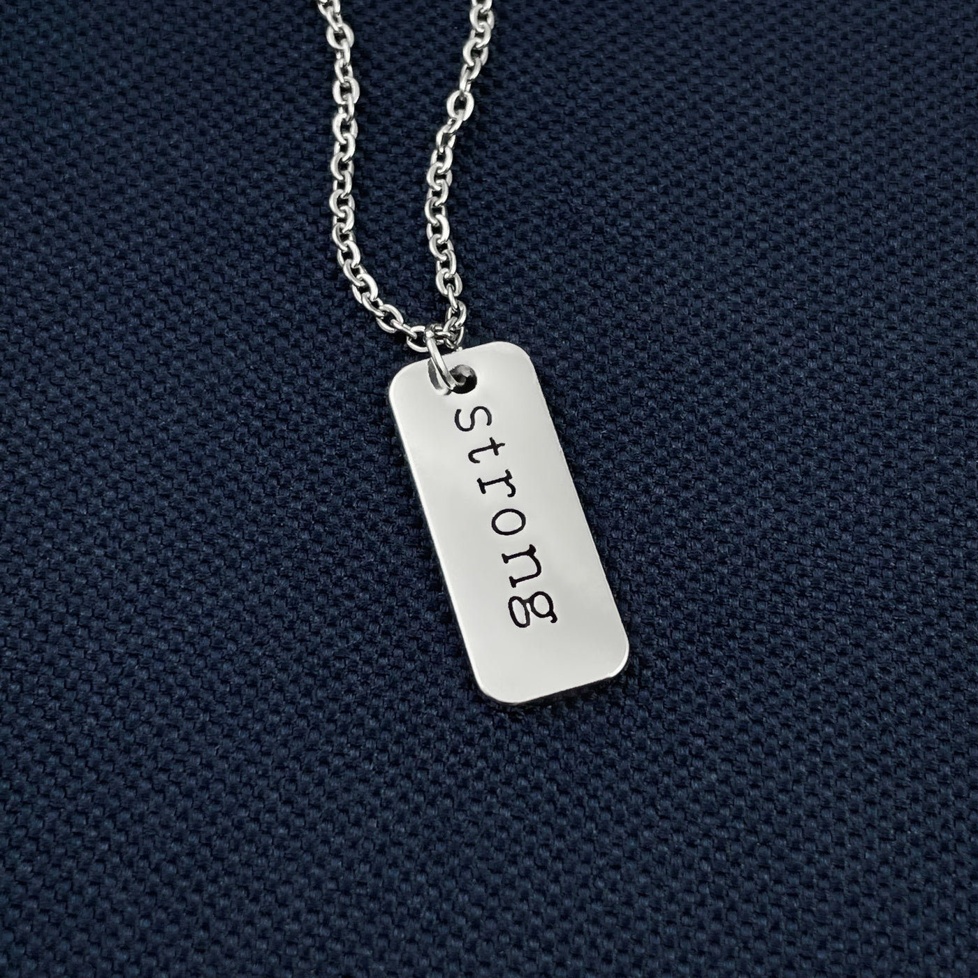Strong Tag Necklace