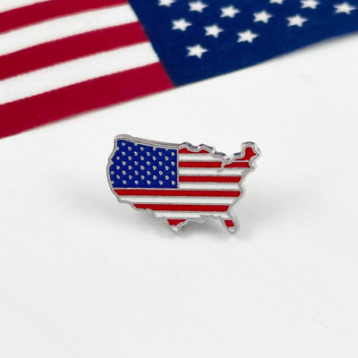 USA Country Flag Pin