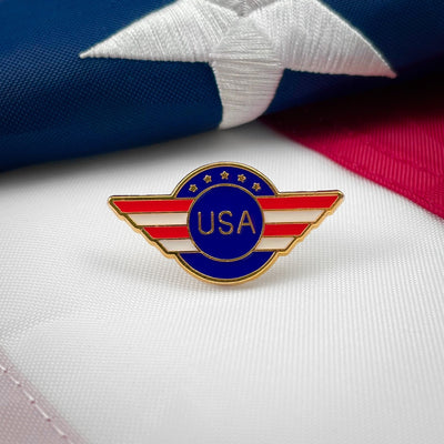 USA Wings Pin