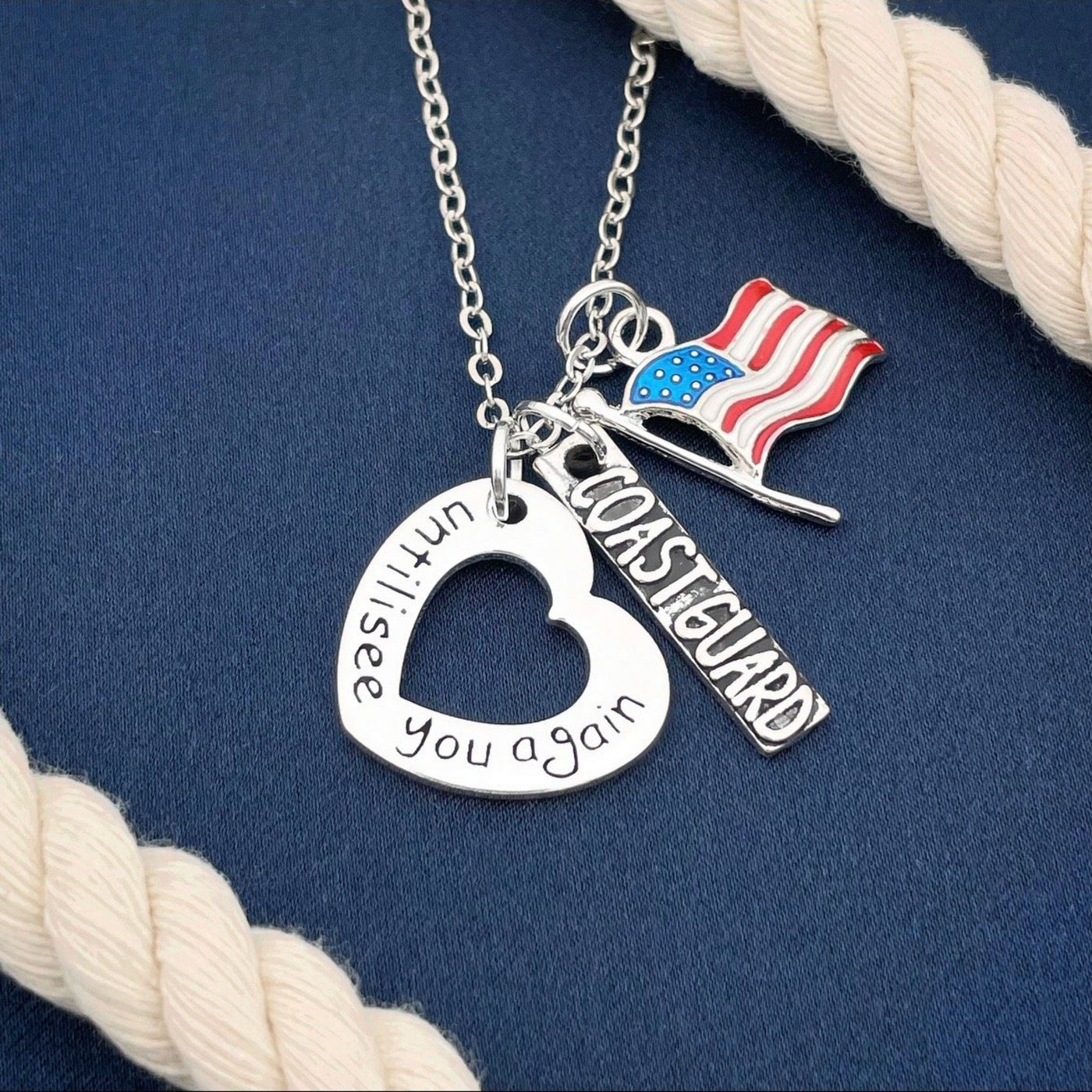 Until I See You Again Necklace - Coast Guard