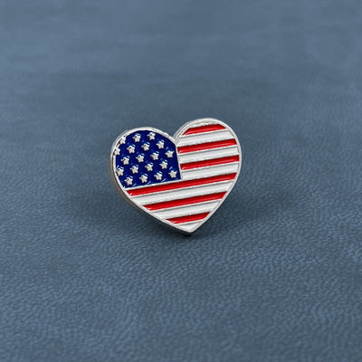 Vintage American Heart Pin